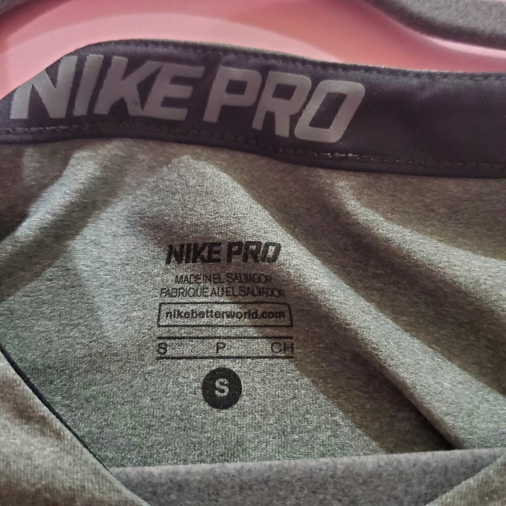 🎾 Nike Pro Tennis Mount Tahoma Ramirez Work Out Short Sleeve Shirt 🎾 - Picture 3 of 6